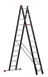 Reformladder 2-delig, aluminium gecoat